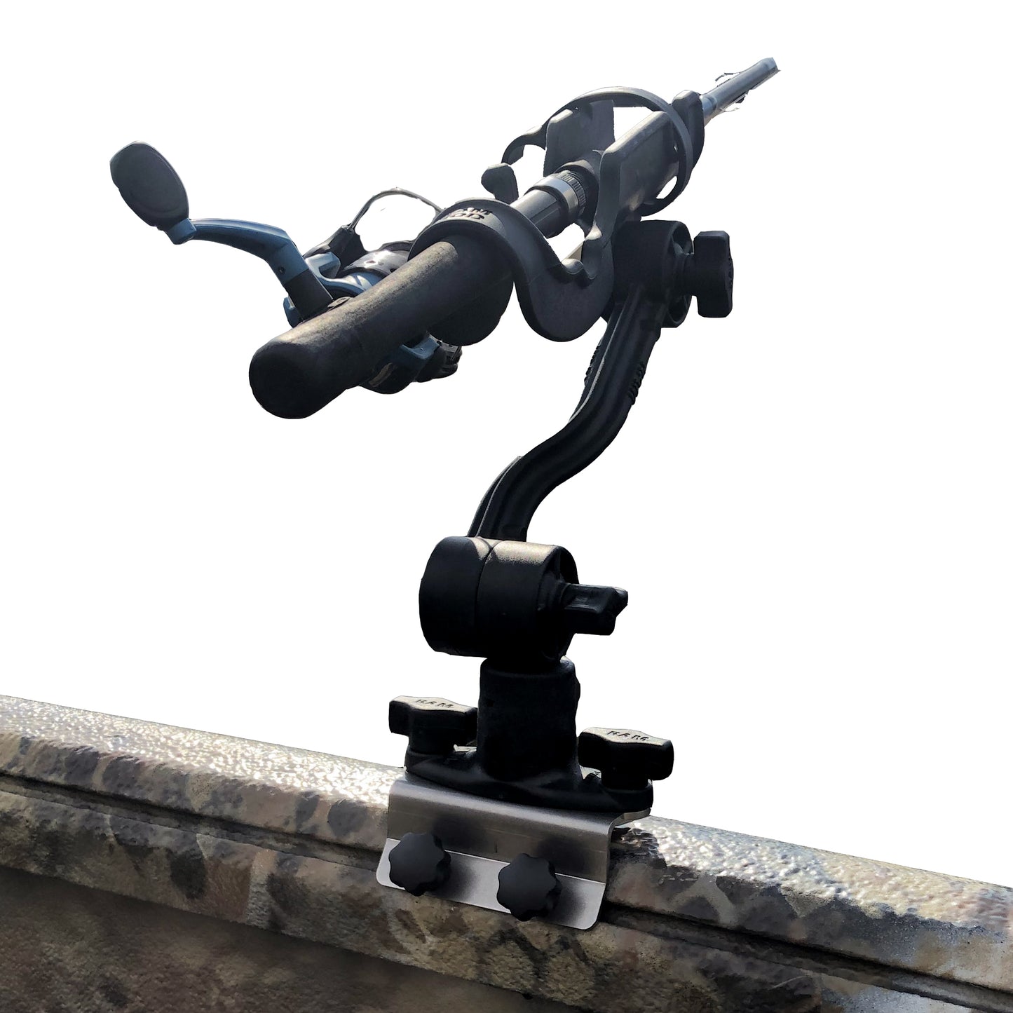 RAM Rod Holder w/ Extension Arm and RAM Post Bracket