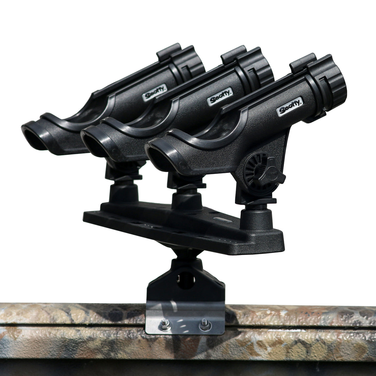 Tripple Rod Holder With Carriage Bolt Bracket Excel Marine Store