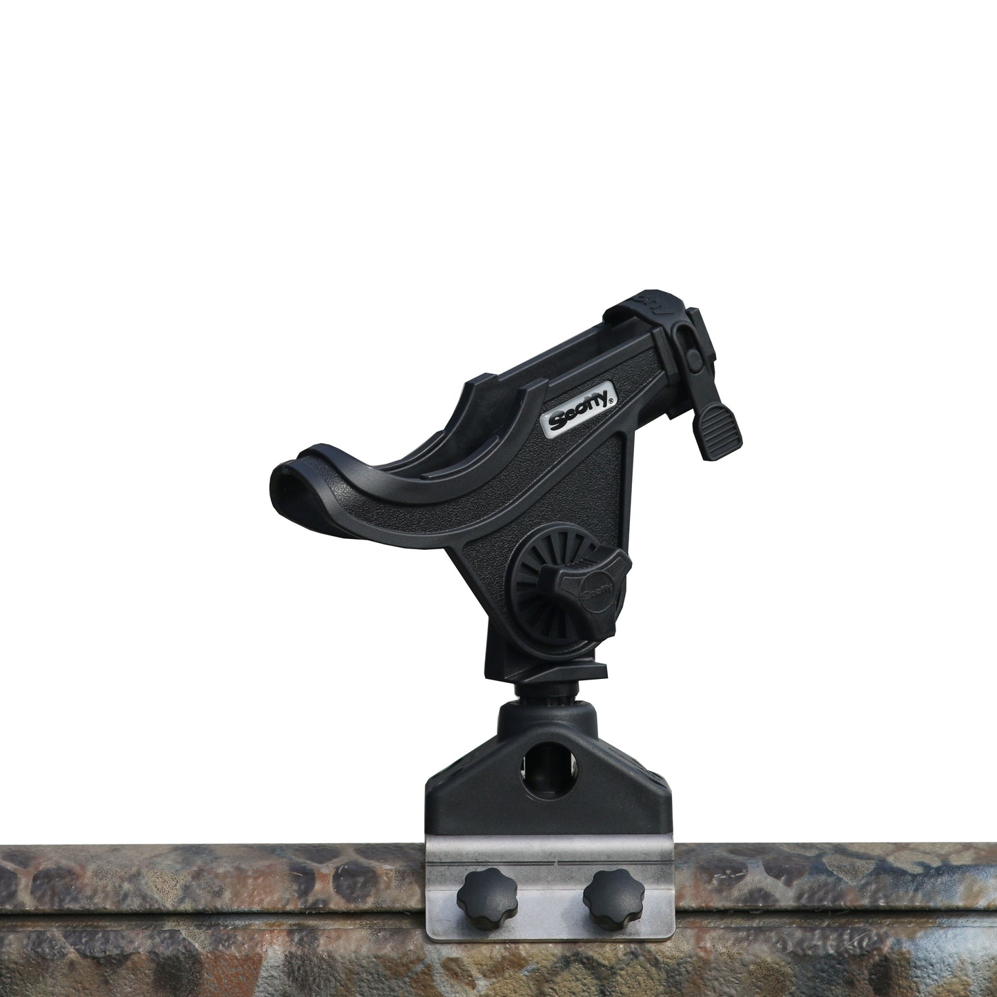 Baitcaster/Spinning Rod Holder - Black - With T Bolt Bracket