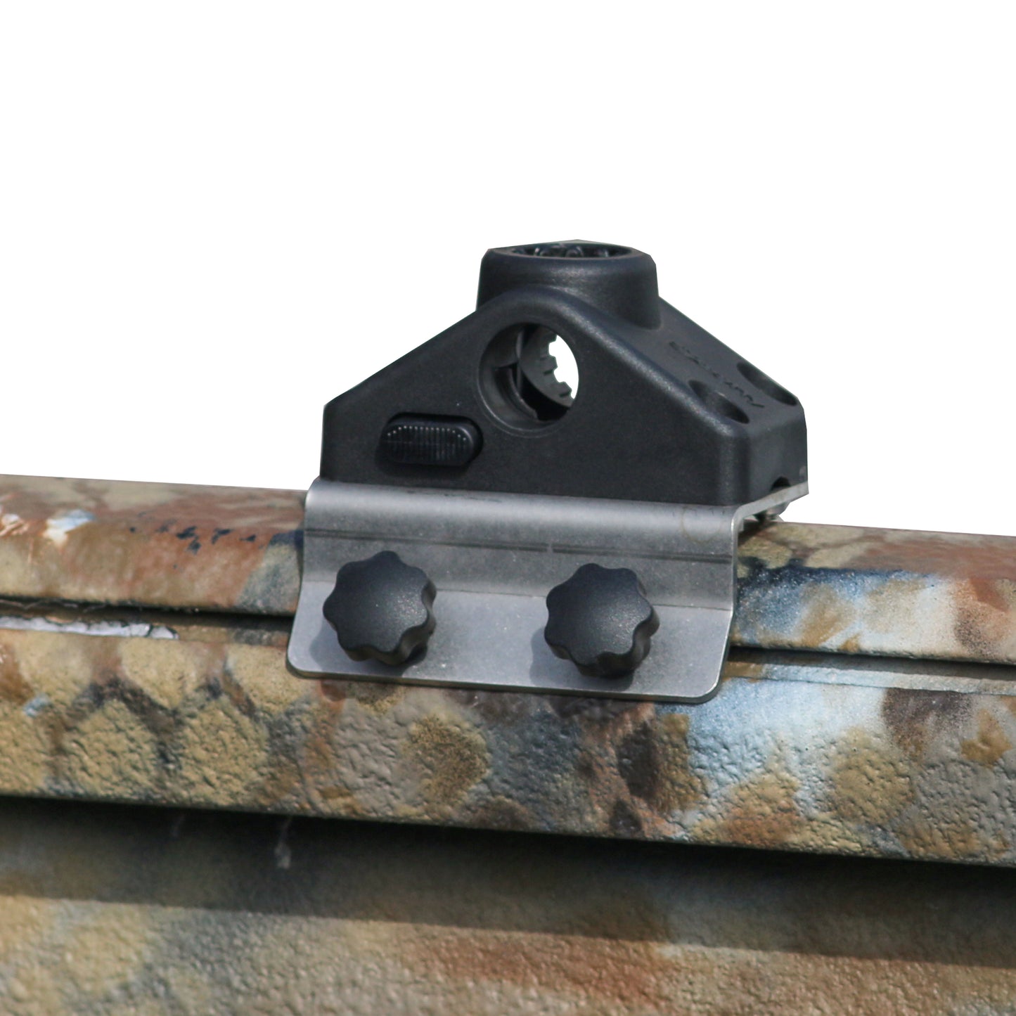 Locking Combination Side/Deck Mount - Black - With T Bolt Bracket