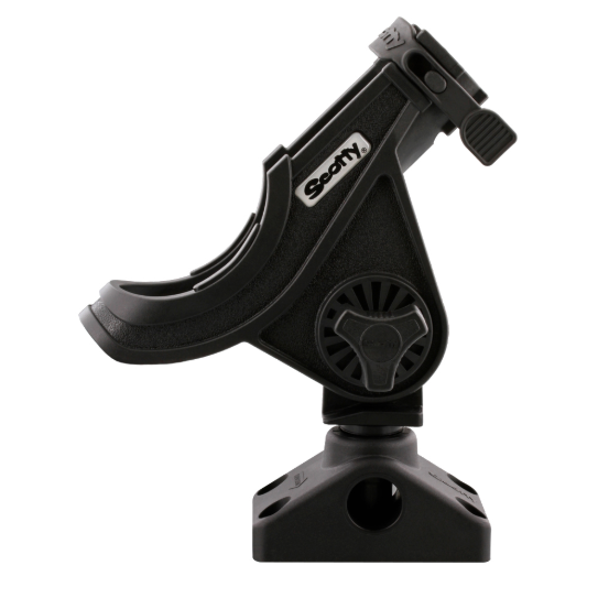 Baitcaster/Spinning Rod Holder - Black - With T Bolt Bracket