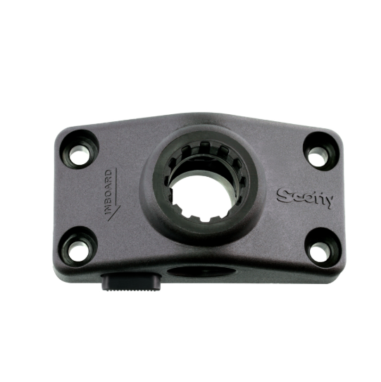 Locking Combination Side/Deck Mount - Black - With T Bolt Bracket
