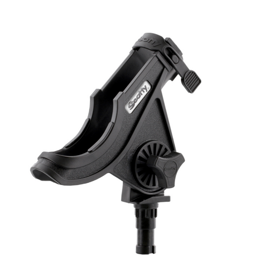 Baitcaster/Spinning Rod Holder - Black - Without Mount