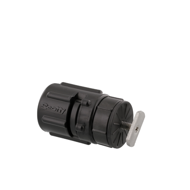 Gear Head Track Adaptor - Black - With Twist Lock Bracket
