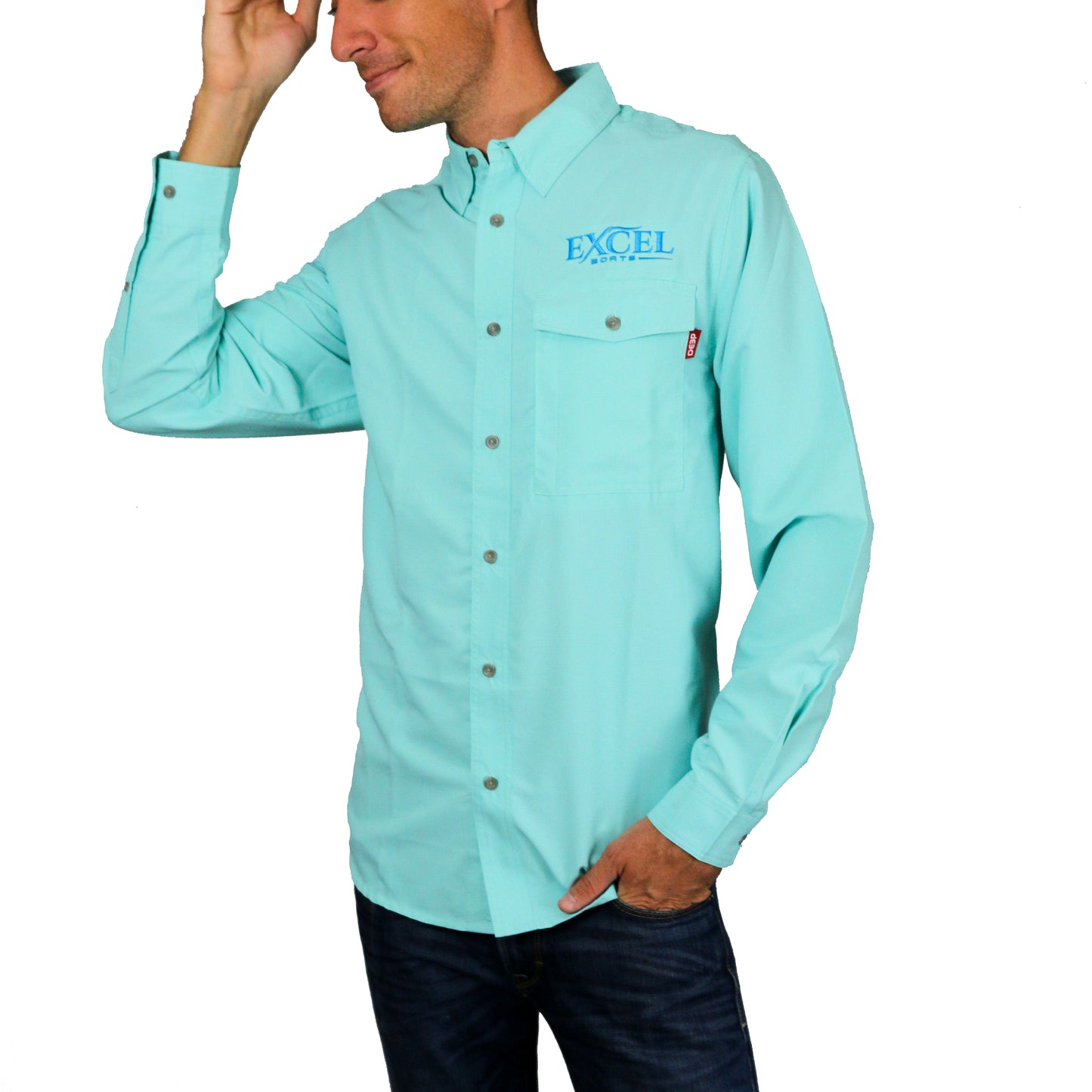Deep Apparel - Ice Blue Long Sleeve