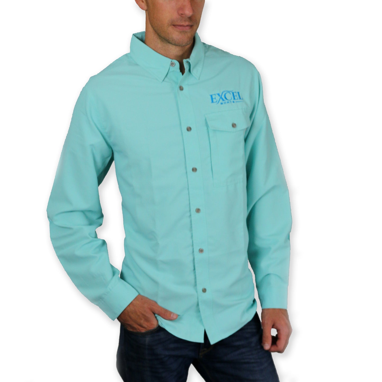 Deep Apparel - Ice Blue Long Sleeve