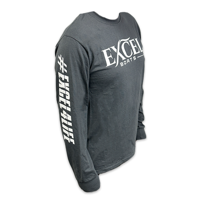 Gray Excel T-Shirt - Long Sleeve