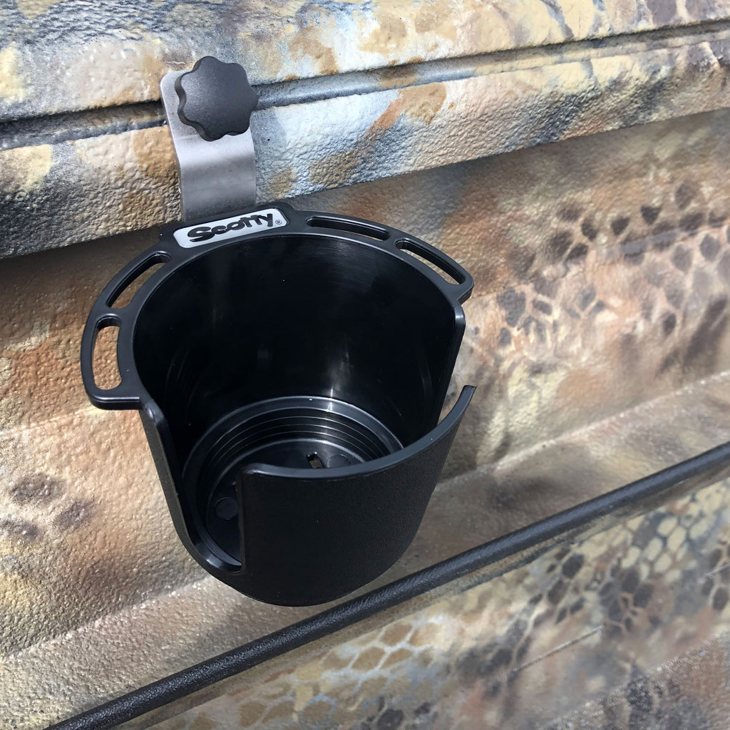 Cup Holder Black With T Bolt Cup Holder Bracket Excel Marine Store